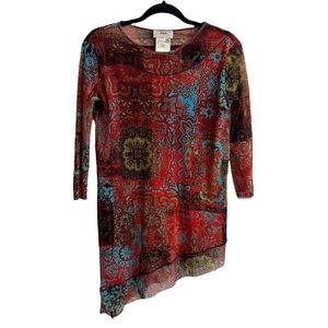 Jean Paul Gaultier Asymmetrical Mesh Top